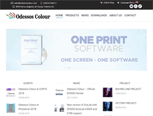 Tablet Screenshot of odessoscolour.com